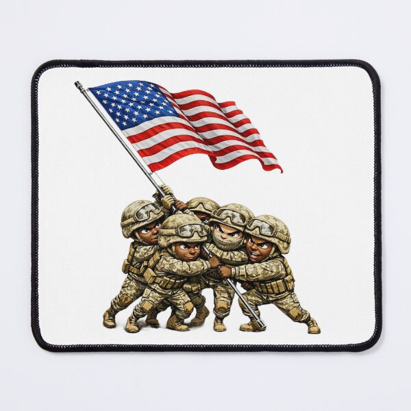 Item preview, US Military Flag Planting: Li'l Soldiers Collection  designed and sold by EscapeArtist13.