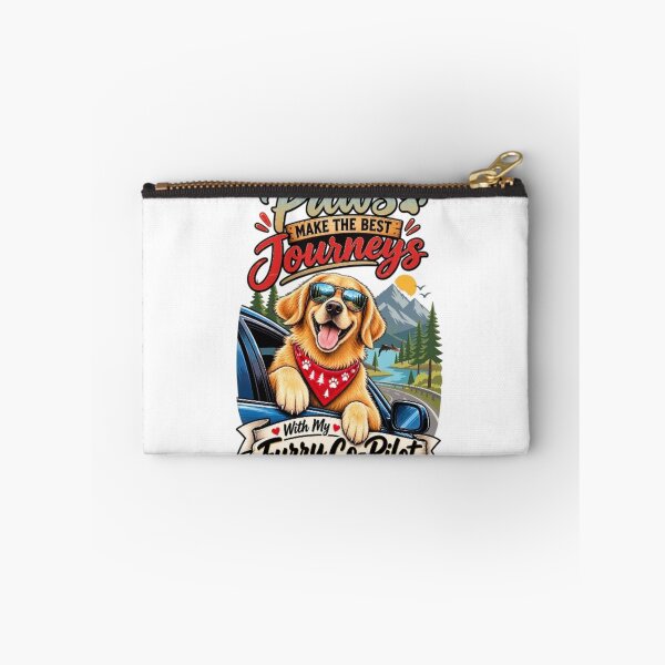 Item preview, Paws Make the Best Journeys – Golden Retriever Road Trip Dog designed and sold by Salma.Store.