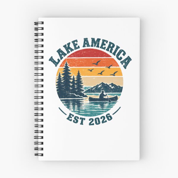 Item preview, Lake America Est 2026 Canoeing Paddling Outdoors Explorer Nature Lover designed and sold by JonesFlora2025.
