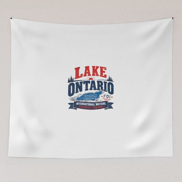 Item preview, Lake Ontario Fdi International Waters. Executive Tantrum. Great Lakes Souvenir Travel designed and sold by Star3NowForMe.