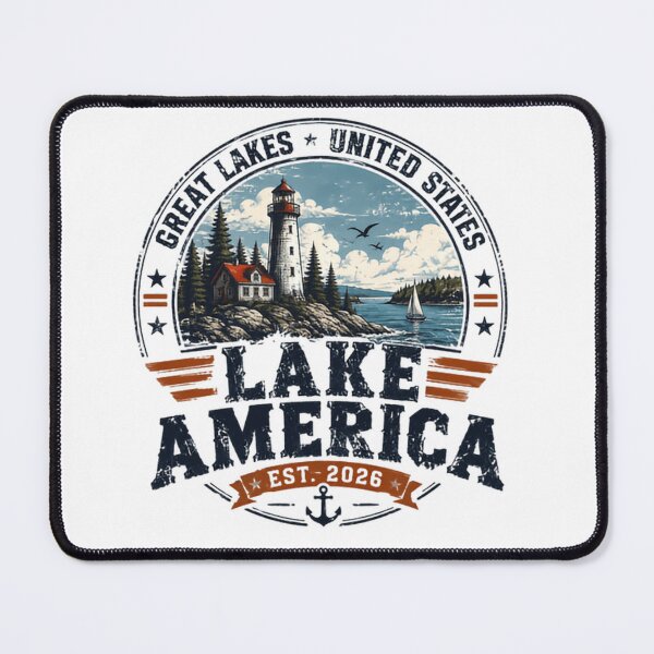 Item preview, Great Lakes United States Lake America Est 2026 Lighthouse Lake Lover designed and sold by JonesFlora2025.