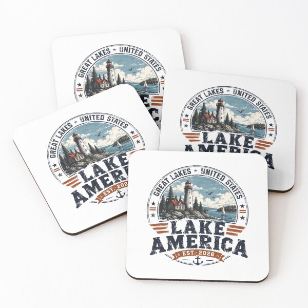 Item preview, Great Lakes United States Lake America Est 2026 Lighthouse Lake Lover designed and sold by JonesFlora2025.
