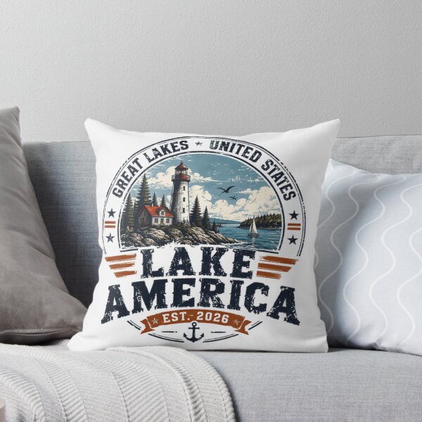 Item preview, Great Lakes United States Lake America Est 2026 Lighthouse Lake Lover designed and sold by JonesFlora2025.