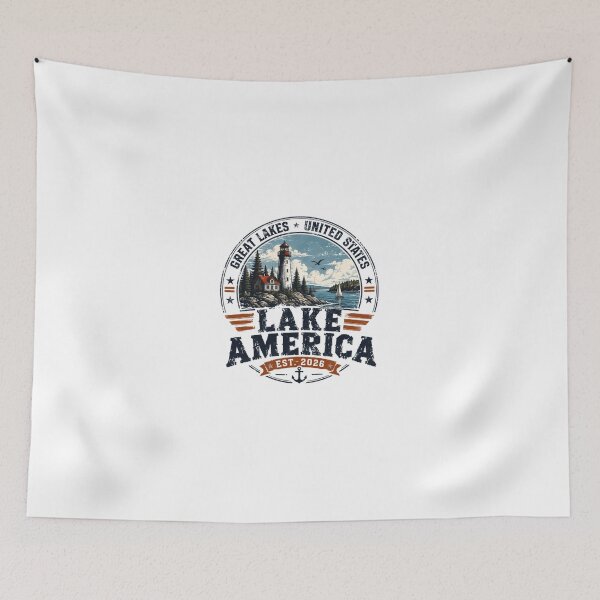 Item preview, Great Lakes United States Lake America Est 2026 Lighthouse Lake Lover designed and sold by JonesFlora2025.
