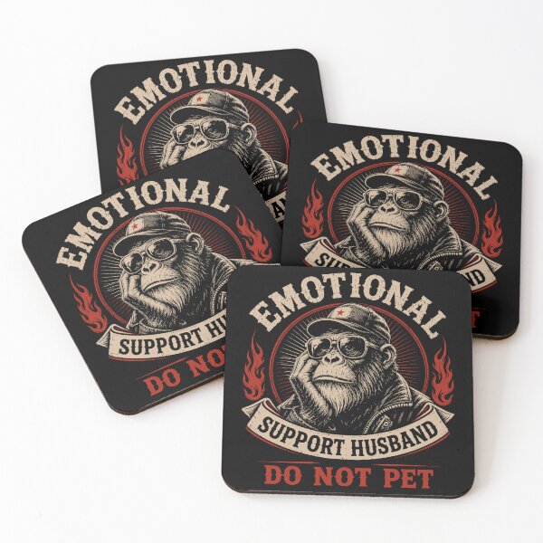 Item preview, Emotional Support Husband, Do Not Pet Funny Husband And Wife designed and sold by gordonbwyashop.