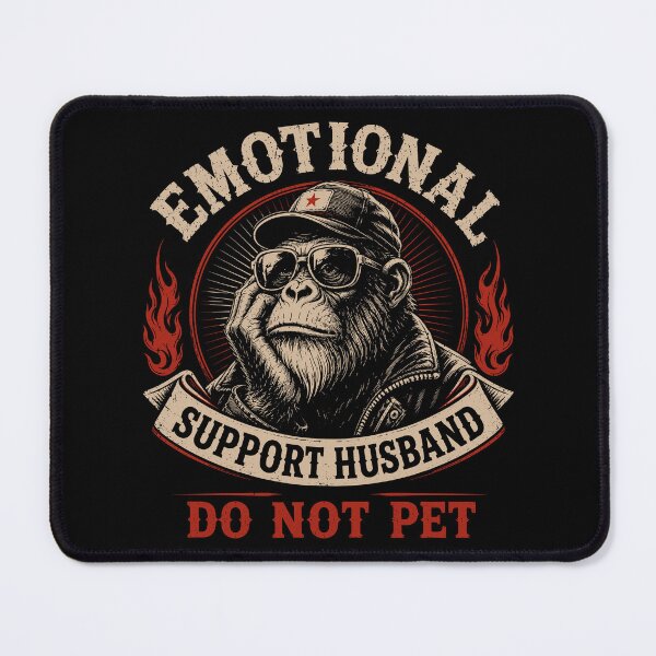 Item preview, Emotional Support Husband, Do Not Pet Funny Husband And Wife designed and sold by gordonbwyashop.