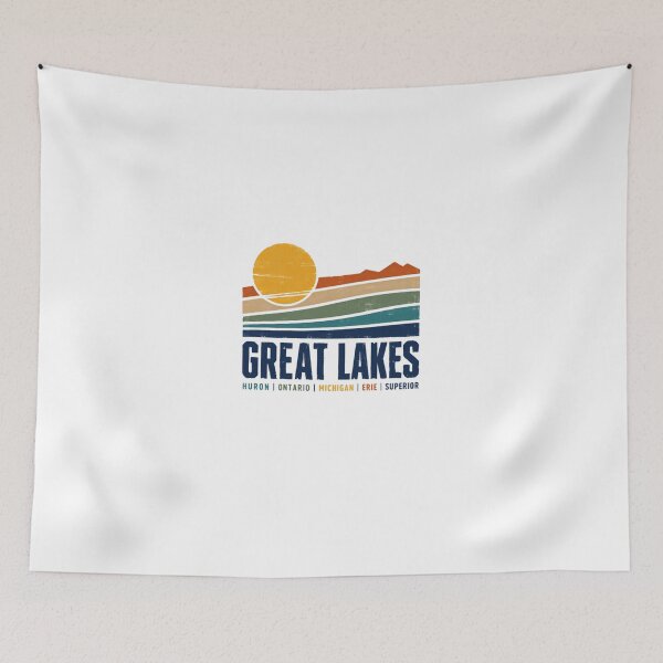 Item preview, Great Lakes Huron Ontario Michigan Erie Superior Travel Souvenir designed and sold by Star3NowForMe.