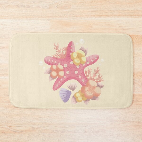 Item preview, Cute starfish with beautiful flowers designed and sold by Xatutik.art.