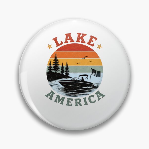 Item preview, Lake America Boating Patriotic American Lake Life designed and sold by JonesFlora2025.
