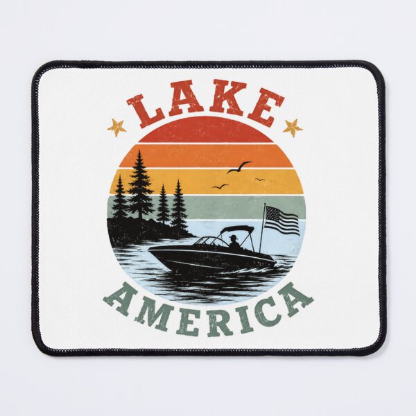 Item preview, Lake America Boating Patriotic American Lake Life designed and sold by JonesFlora2025.