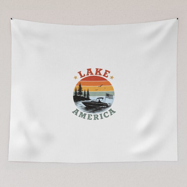 Item preview, Lake America Boating Patriotic American Lake Life designed and sold by JonesFlora2025.