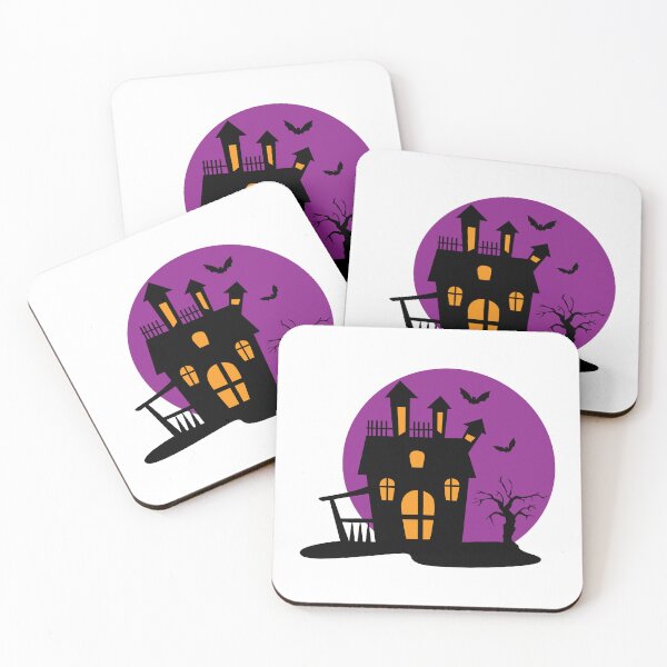 Item preview, Spooky House and Purple Moon designed and sold by MagnoliaLake.