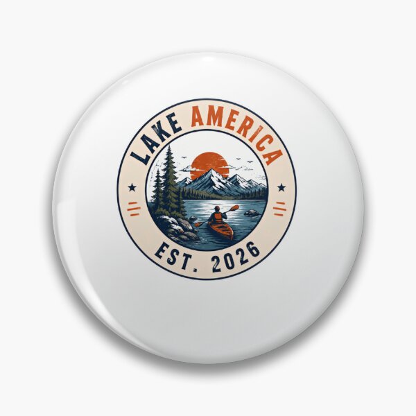 Item preview, Lake America Est. 2026 Outdoor Kayaking Mountains Wilderness Adventurer designed and sold by JonesFlora2025.