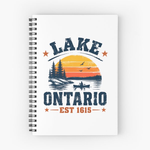 Item preview, Lake Ontario Est 1615 Great Lakes Canoeing Outdoors Lake Life designed and sold by Star3NowForMe.