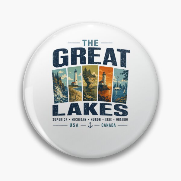 Item preview, The Great Lakes Travel Region Vacation Explorer designed and sold by JonesFlora2025.