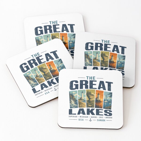 Item preview, The Great Lakes Travel Region Vacation Explorer designed and sold by JonesFlora2025.