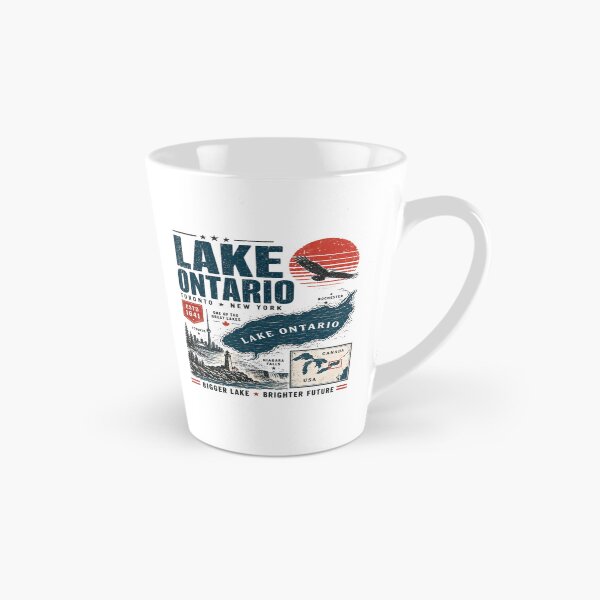 Item preview, Lake Ontario Toronto New York Estd 1641 One Of The Great Lakes Canada USA Bigger Lake Brighter Future designed and sold by JonesFlora2025.