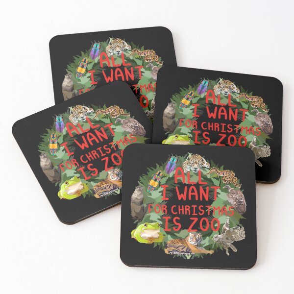 Item preview, All I Want for Christmas Is Zoo Funny Zookeeper Christmas Design designed and sold by PrettylittlepastelUk.