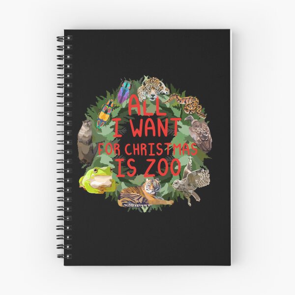 Item preview, All I Want for Christmas Is Zoo Funny Zookeeper Christmas Design designed and sold by PrettylittlepastelUk.