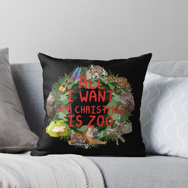 Item preview, All I Want for Christmas Is Zoo Funny Zookeeper Christmas Design designed and sold by PrettylittlepastelUk.