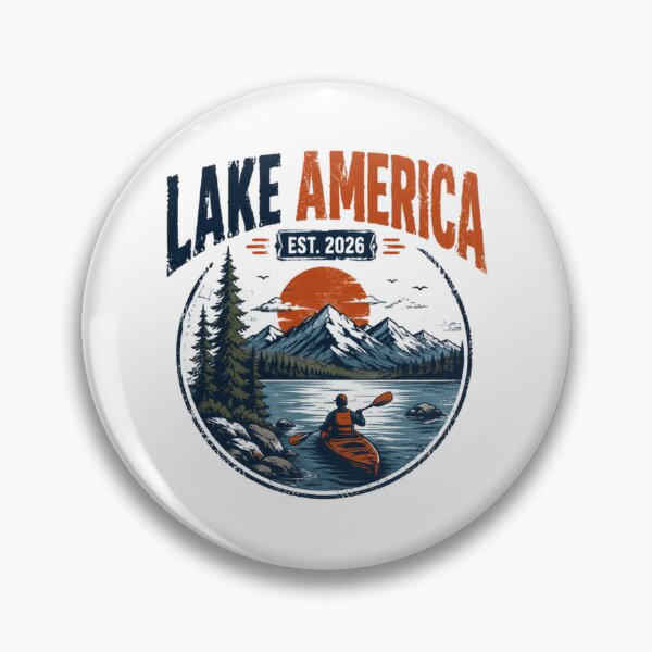 Item preview, Lake America Est 2026 Kayaking Outdoors Mountain Lake Adventure USA designed and sold by Star3NowForMe.