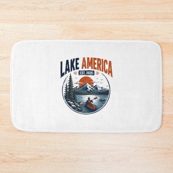 Item preview, Lake America Est 2026 Kayaking Outdoors Mountain Lake Adventure USA designed and sold by Star3NowForMe.