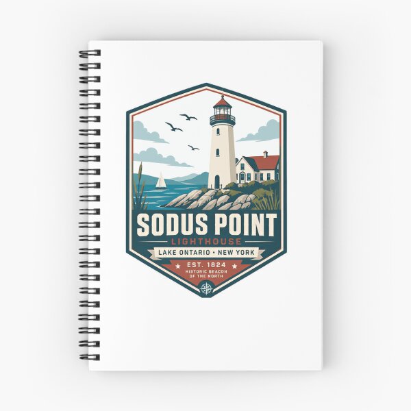 Item preview, Sodus Point Lighthouse Lake Ontario New York Historic Beacon Est 1824 designed and sold by JonesFlora2025.