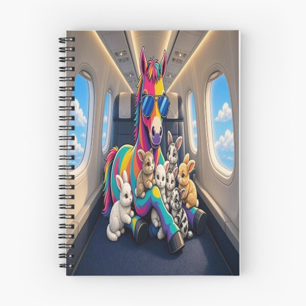 Item preview, The Cute World of Tugy: Rainbow Airplane Travel Horse designed and sold by Breezes-of-Ida.