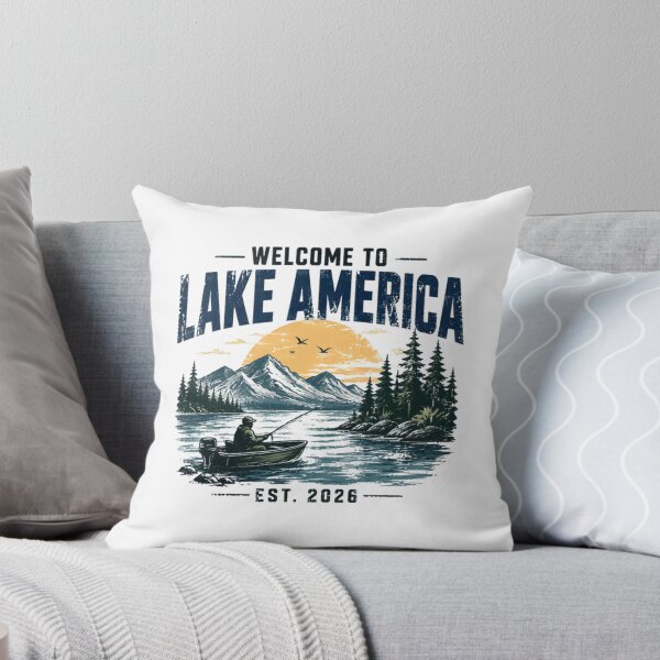 Item preview, Welcome To Lake America Est. 2026 Fisherman Lake Lover Outdoorsman American designed and sold by Star3NowForMe.