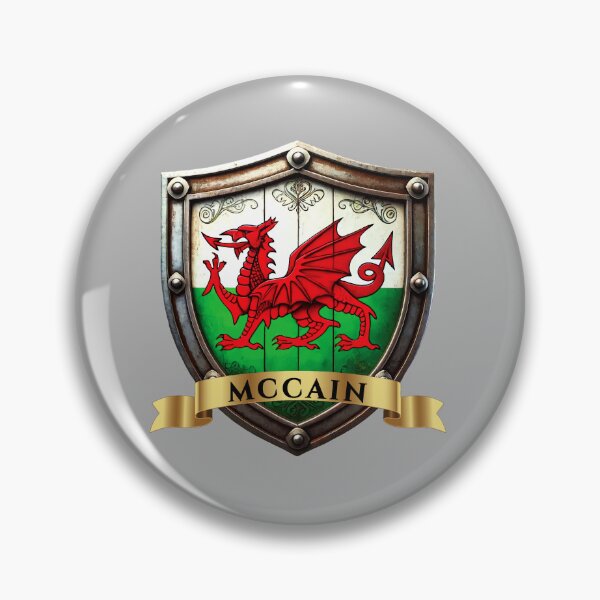 Item preview, McCain Welsh Heritage Crest Shield designed and sold by Highlandkings.