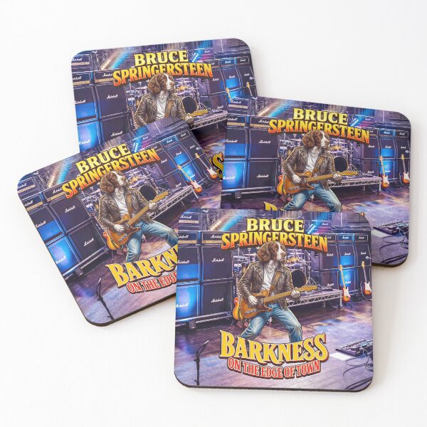 Item preview, Bruce Springersteen - Barkness on the Edge of Town designed and sold by Nomadic Spirit Studios.