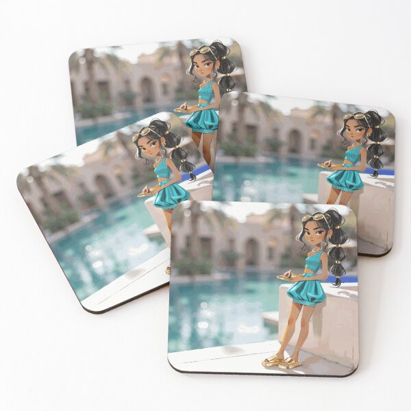 Item preview, Chic Vacation Girl by the Resort Pool designed and sold by CaldarWhitED.