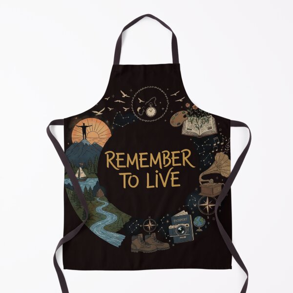 Item preview, REMEMBER TO LIVE designed and sold by SkrabinhoArt.