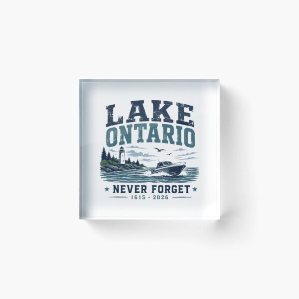 Item preview, Lake Ontario Never Forget 1615 - 2026 Great Lakes Boating Lake Life Vacationer designed and sold by Star3NowForMe.
