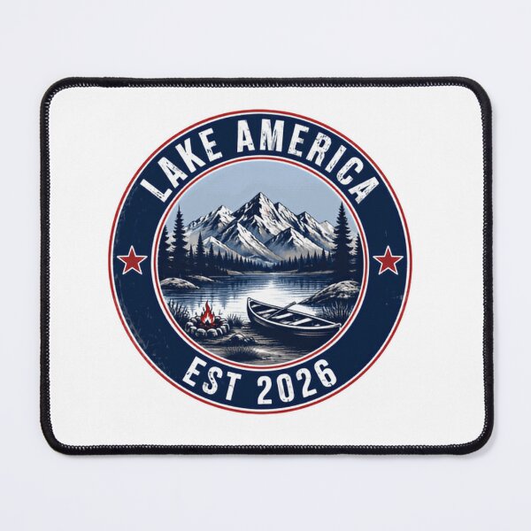 Item preview, Lake America Est 2026 Outdoor Camping Nature Lover designed and sold by JonesFlora2025.