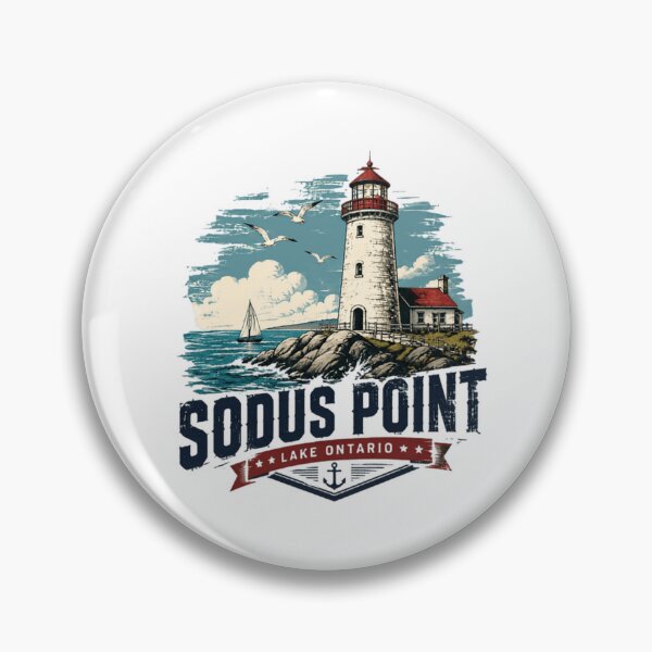 Item preview, Sodus Point Lake Ontario Lighthouse Travel Vacation Local Resident designed and sold by Star3NowForMe.
