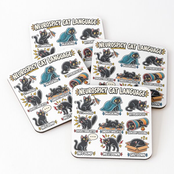 Item preview, Neurospicy Cat Language Funny Cat Lover designed and sold by gordonbwyashop.