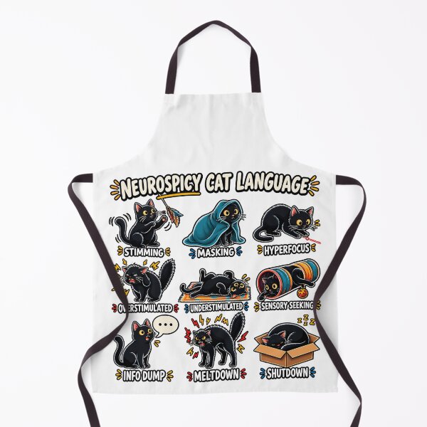 Item preview, Neurospicy Cat Language Funny Cat Lover designed and sold by gordonbwyashop.