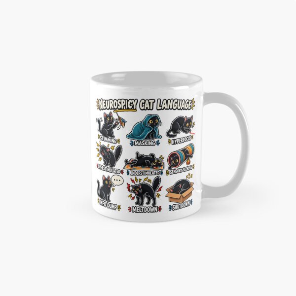 Item preview, Neurospicy Cat Language Funny Cat Lover designed and sold by gordonbwyashop.