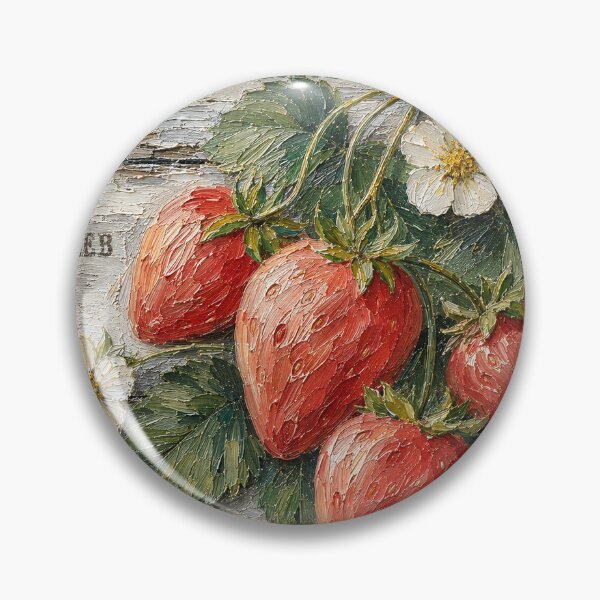 Aperçu de l'œuvre Décoration de caisses à fruits vintage – Fraises créée et vendue par LuluLeb.