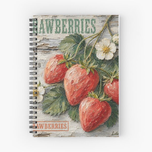 Item preview, Vintage Fruit Crate Art – Strawberries designed and sold by LuluLeb.