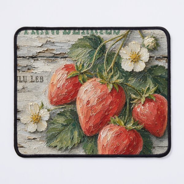 Item preview, Vintage Fruit Crate Art – Strawberries designed and sold by LuluLeb.