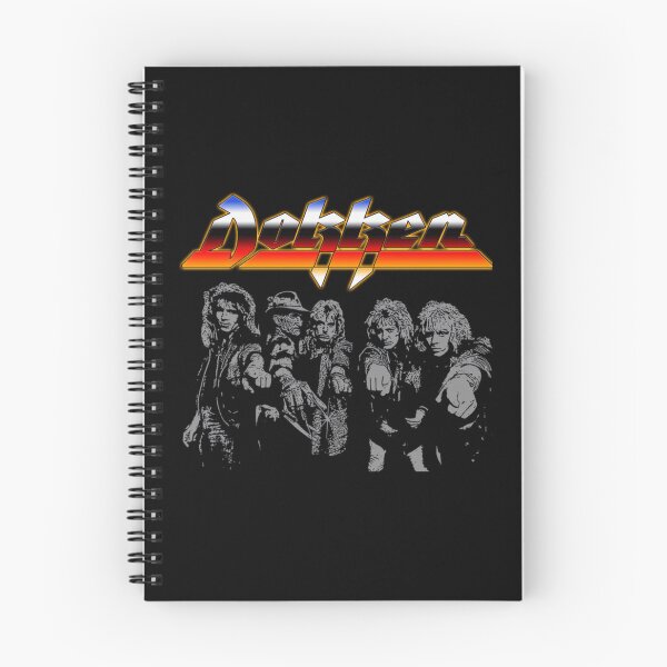 Item preview, Dokken Glam Metal Retro Band Portrait Design designed and sold by keejud.