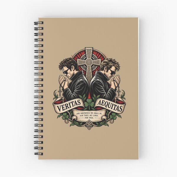 Item preview, Veritas Aequitas - Boondock Saints Brotherhood designed and sold by littlepiptales.