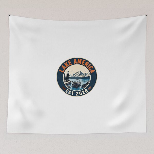 Item preview, Lake America Est 2026 Lake Life Boating Outdoor Adventure designed and sold by JonesFlora2025.
