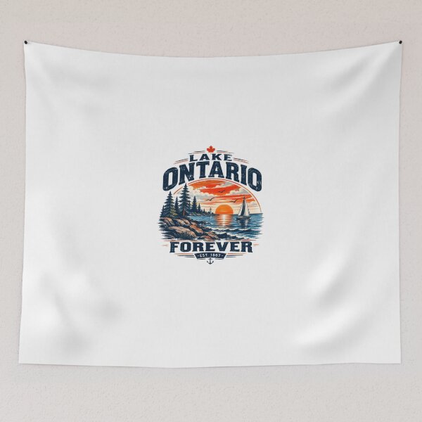 Item preview, The Great Lake Ontario Forever Est. 1867 Canadian Great Lakes Lover Nautical Travel designed and sold by Star3NowForMe.