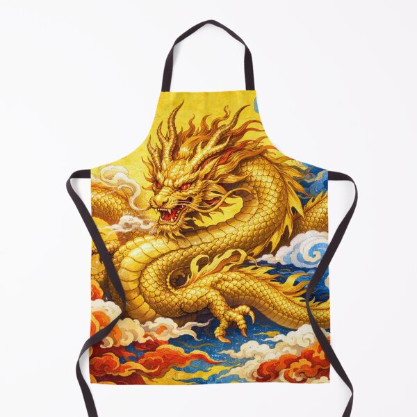Item preview, Golden dragon above clouds designed and sold by Sigtrix.