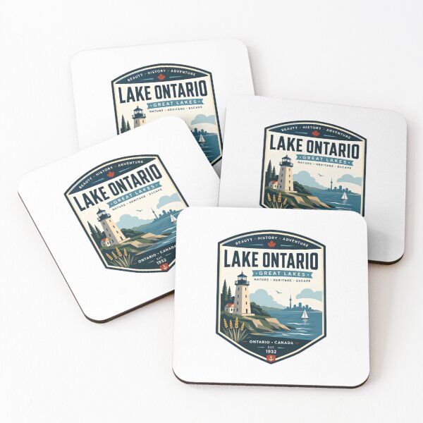 Item preview, Lake Ontario Great Lakes Ontario Canada Travel Heritage designed and sold by JonesFlora2025.