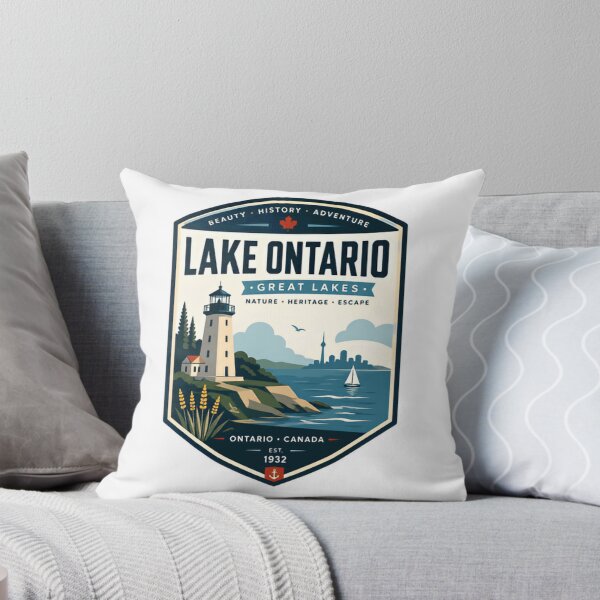 Item preview, Lake Ontario Great Lakes Ontario Canada Travel Heritage designed and sold by JonesFlora2025.