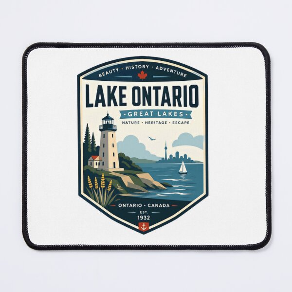 Item preview, Lake Ontario Great Lakes Ontario Canada Travel Heritage designed and sold by JonesFlora2025.